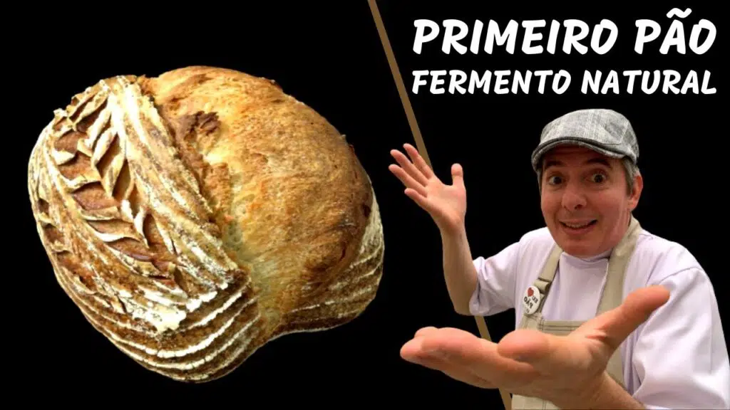 meu primeiro pão de fermentação natural